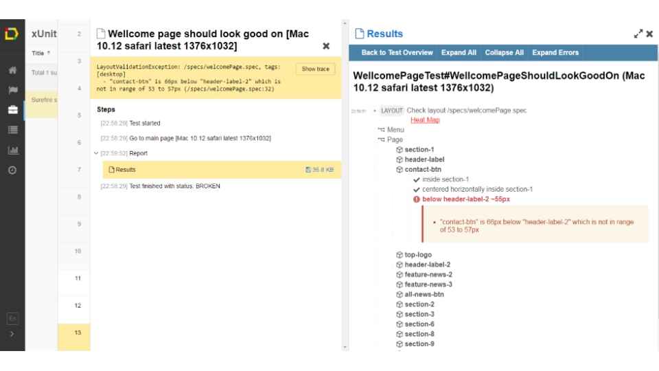 web applications test automation example